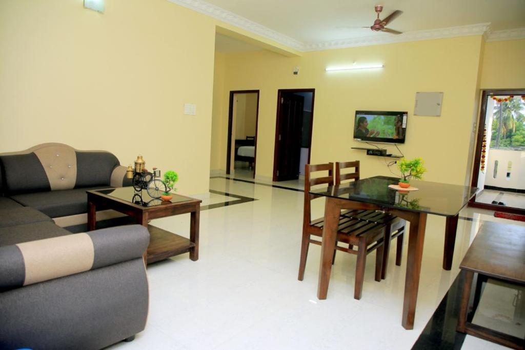 Mp Villa - Lovely Furnished Appartment Pondicherry Luaran gambar